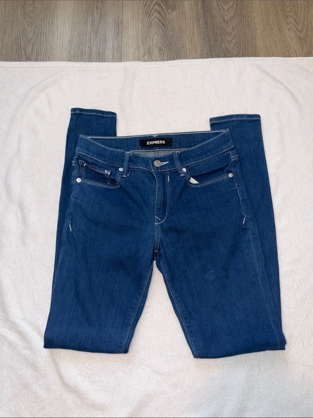 Express Women's Indigo Skinny Jeans